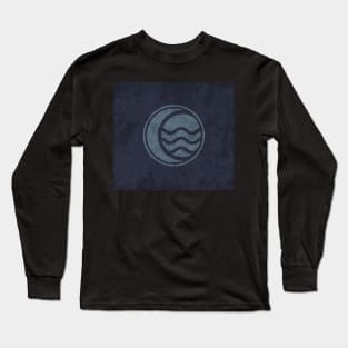 Atla Tapestry 4 - Flag of the Water Tribe (North) Long Sleeve T-Shirt